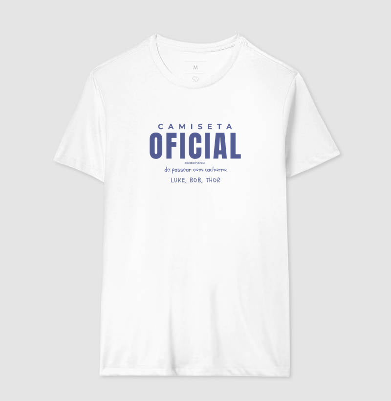Camiseta Oficial de Passear com Cachorro