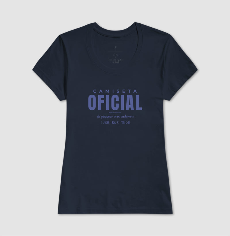 Camiseta Oficial de Passear com Cachorro