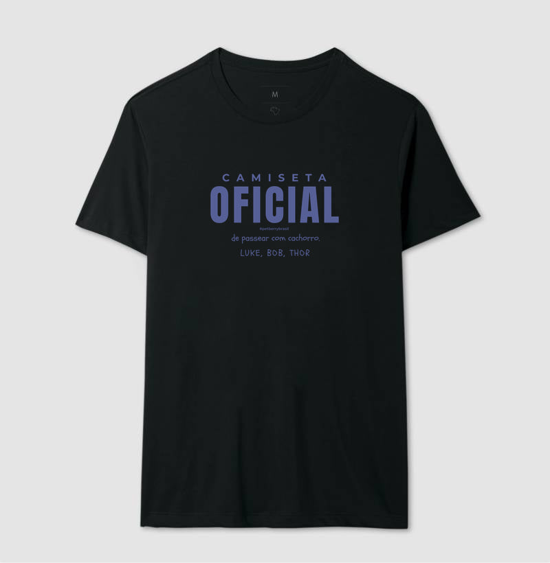 Camiseta Oficial de Passear com Cachorro