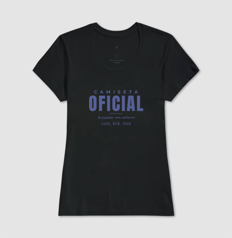 Camiseta Oficial de Passear com Cachorro